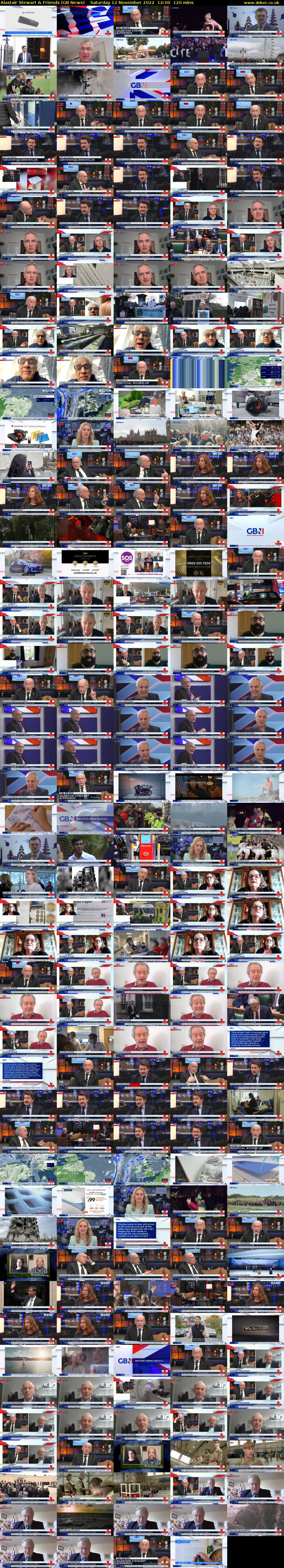 Alastair Stewart & Friends (GB News) Saturday 12 November 2022 12:00 - 14:00