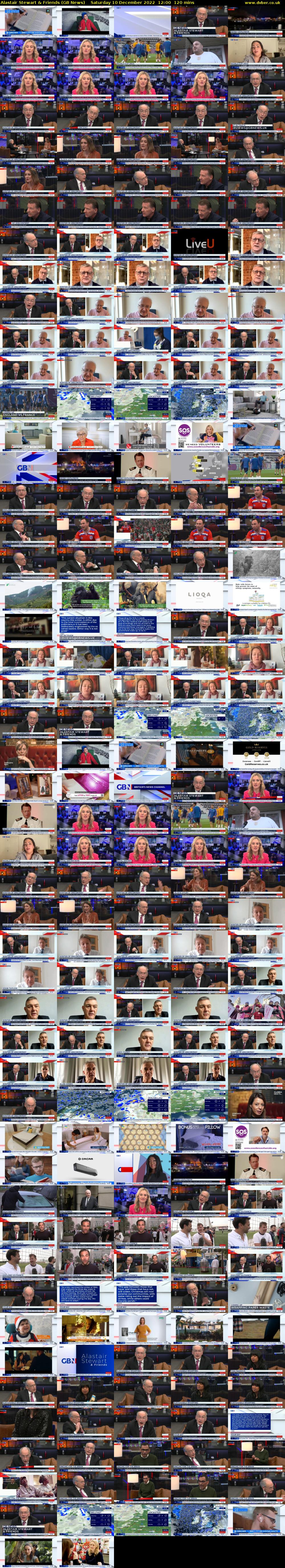 Alastair Stewart & Friends (GB News) Saturday 10 December 2022 12:00 - 14:00