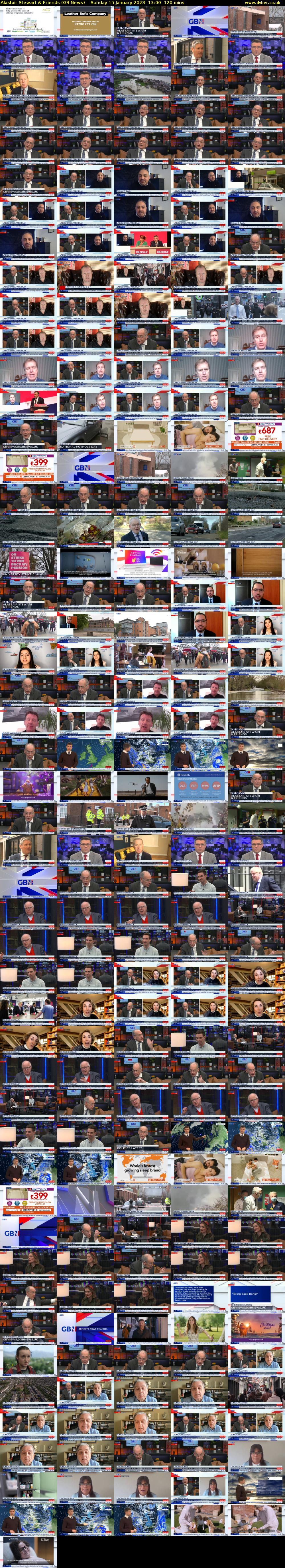 Alastair Stewart & Friends (GB News) Sunday 15 January 2023 13:00 - 15:00