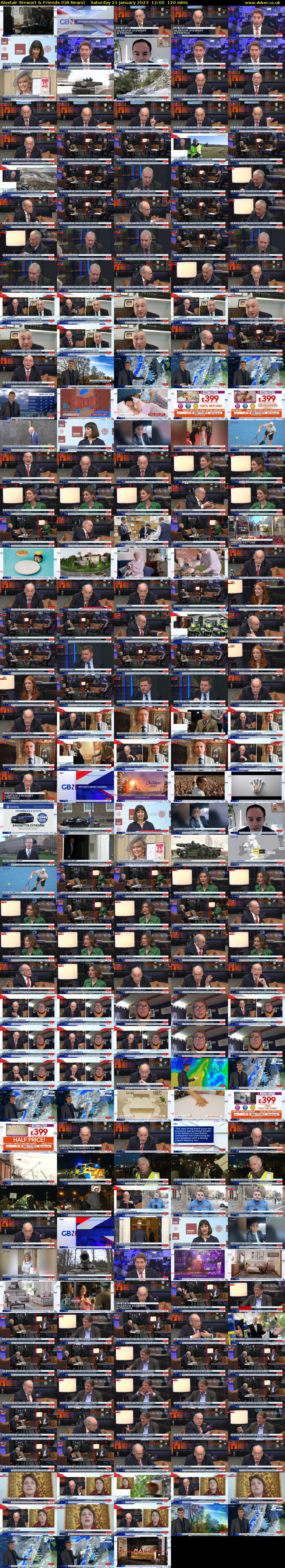 Alastair Stewart & Friends (GB News) Saturday 21 January 2023 12:00 - 14:00