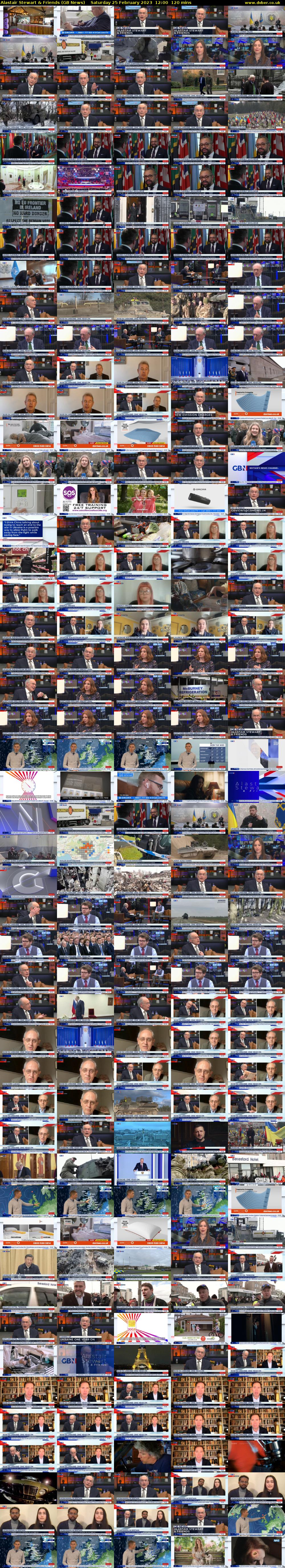 Alastair Stewart & Friends (GB News) Saturday 25 February 2023 12:00 - 14:00