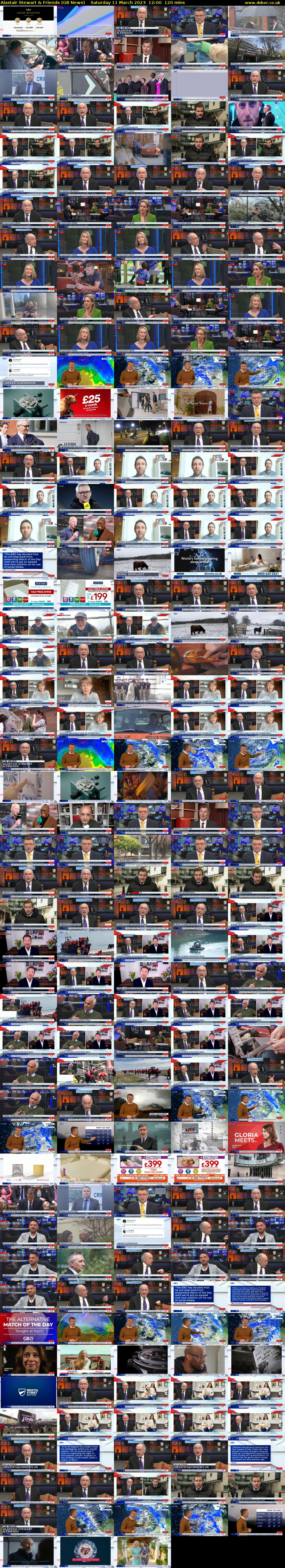 Alastair Stewart & Friends (GB News) Saturday 11 March 2023 12:00 - 14:00