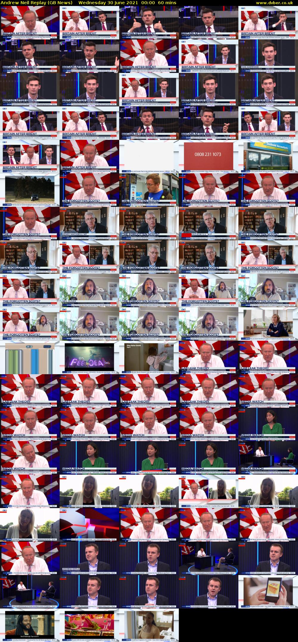 Andrew Neil Replay (GB News) Wednesday 30 June 2021 00:00 - 01:00
