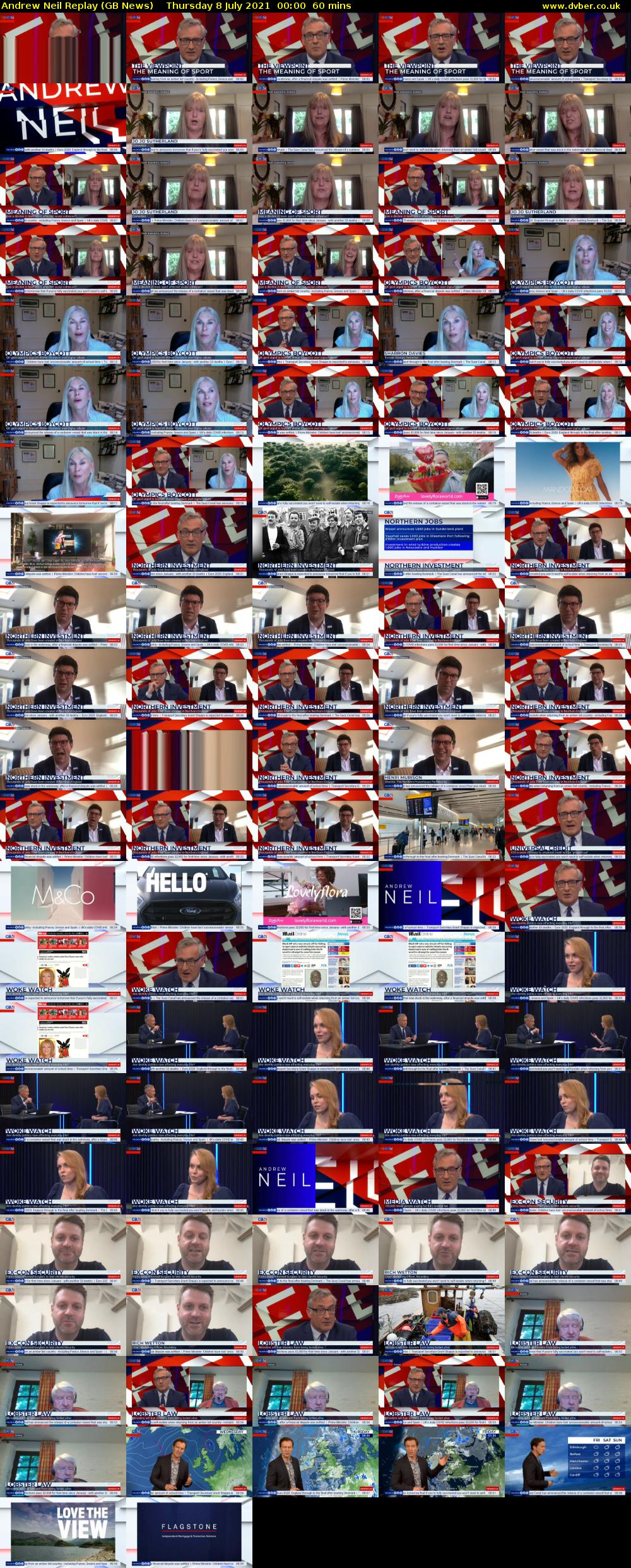 Andrew Neil Replay (GB News) Thursday 8 July 2021 00:00 - 01:00
