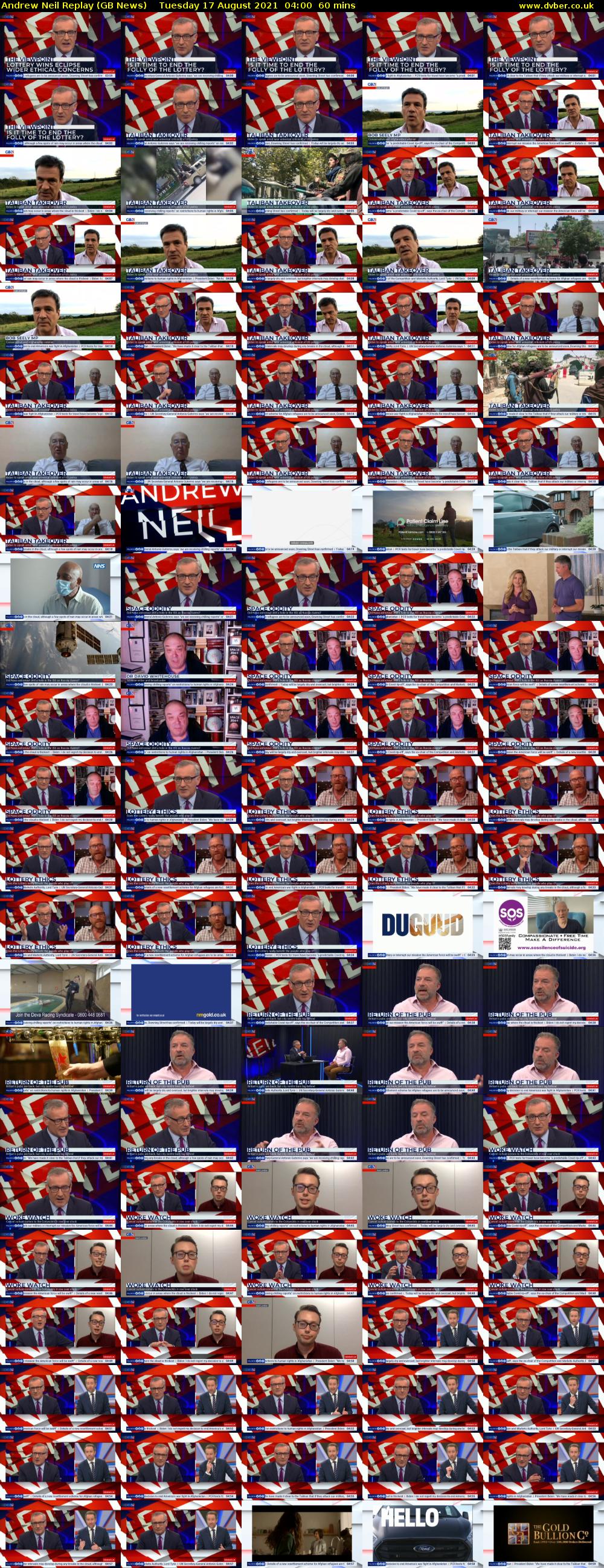 Andrew Neil Replay (GB News) Tuesday 17 August 2021 04:00 - 05:00