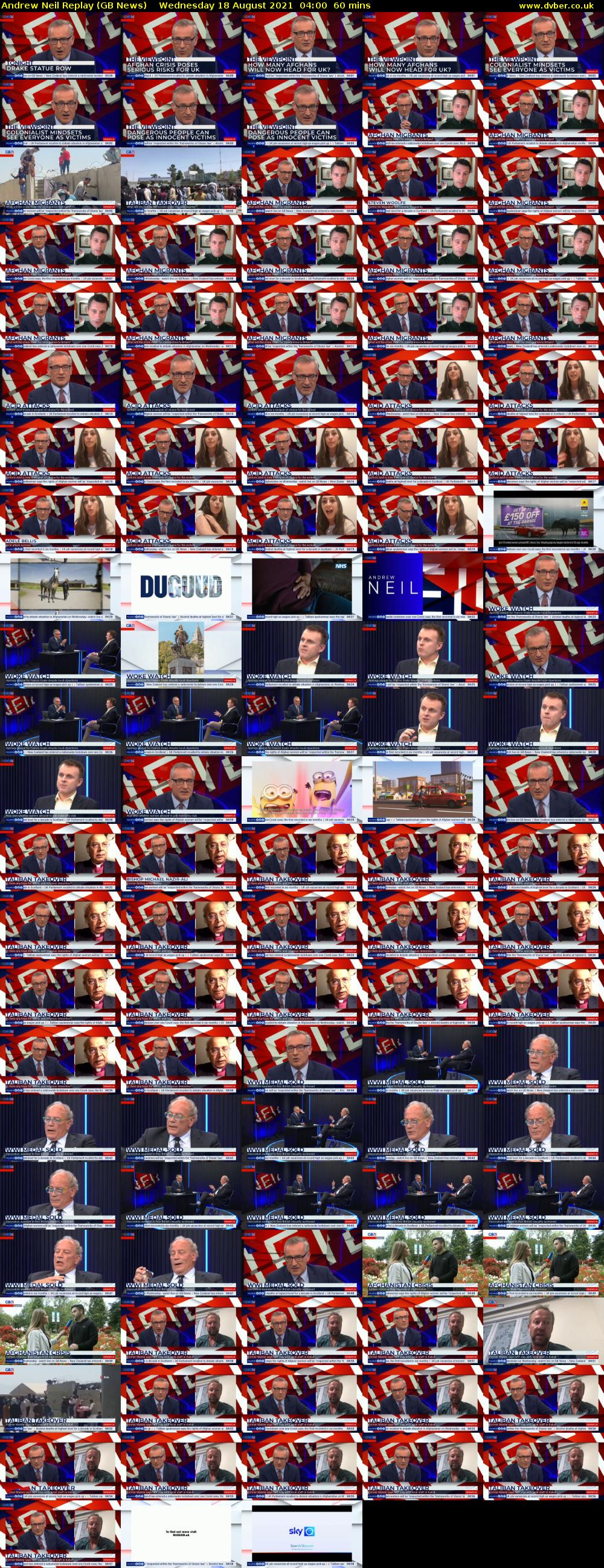 Andrew Neil Replay (GB News) Wednesday 18 August 2021 04:00 - 05:00