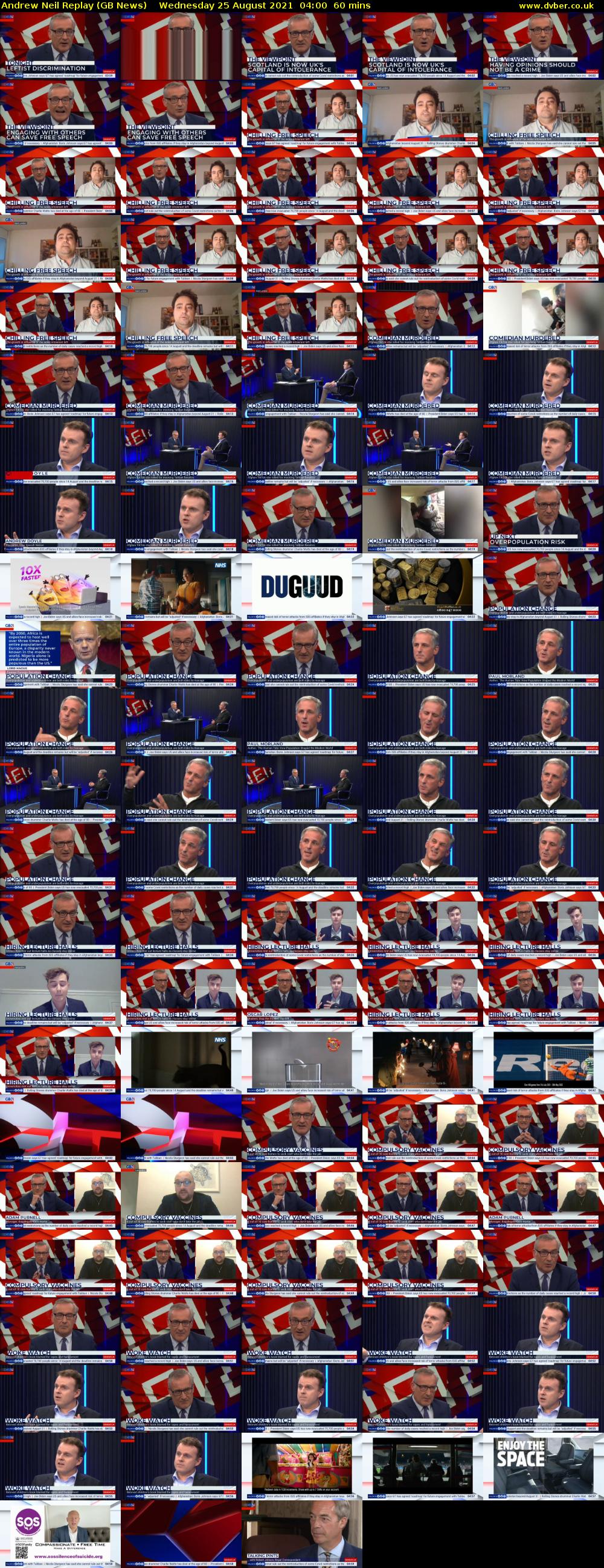 Andrew Neil Replay (GB News) Wednesday 25 August 2021 04:00 - 05:00