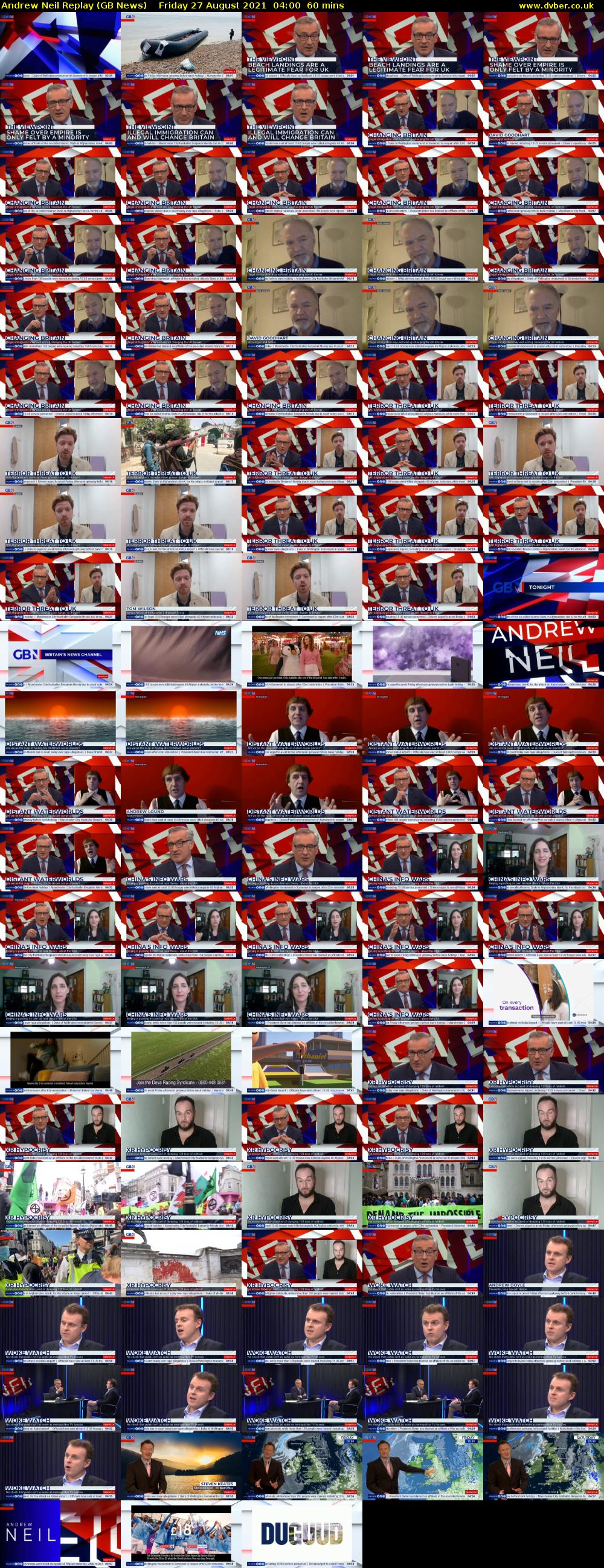 Andrew Neil Replay (GB News) Friday 27 August 2021 04:00 - 05:00
