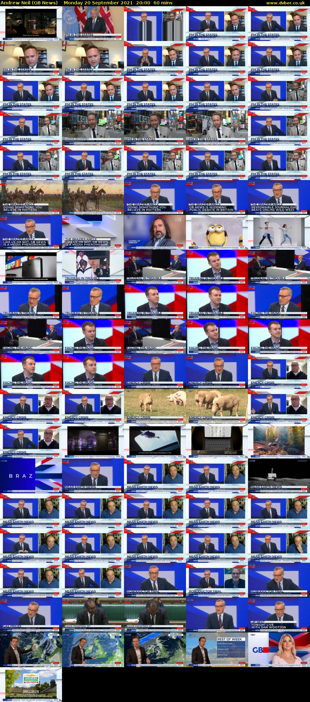 Andrew Neil (GB News) Monday 20 September 2021 20:00 - 21:00