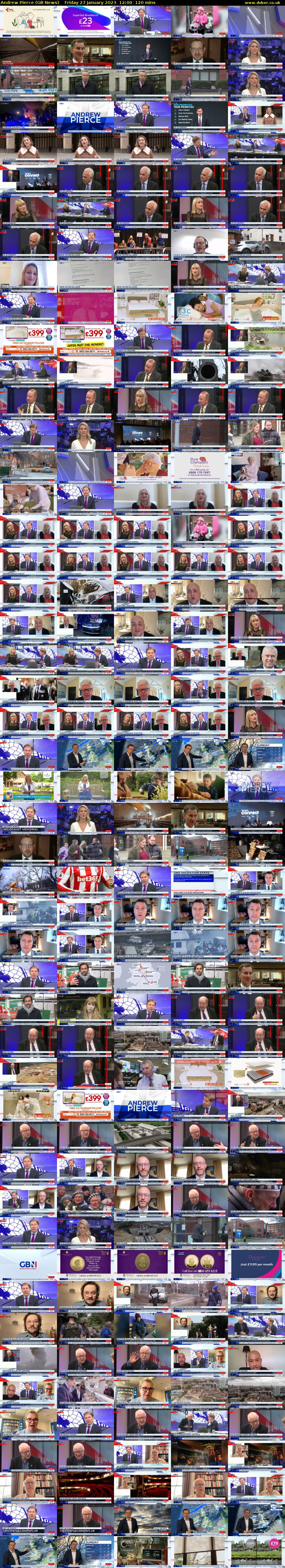 Andrew Pierce (GB News) Friday 27 January 2023 12:00 - 14:00