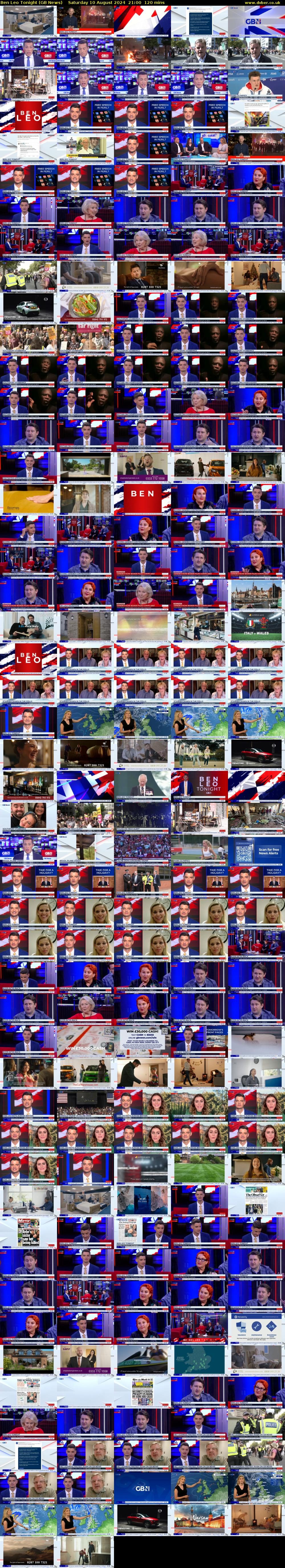 Ben Leo Tonight (GB News) Saturday 10 August 2024 21:00 - 23:00