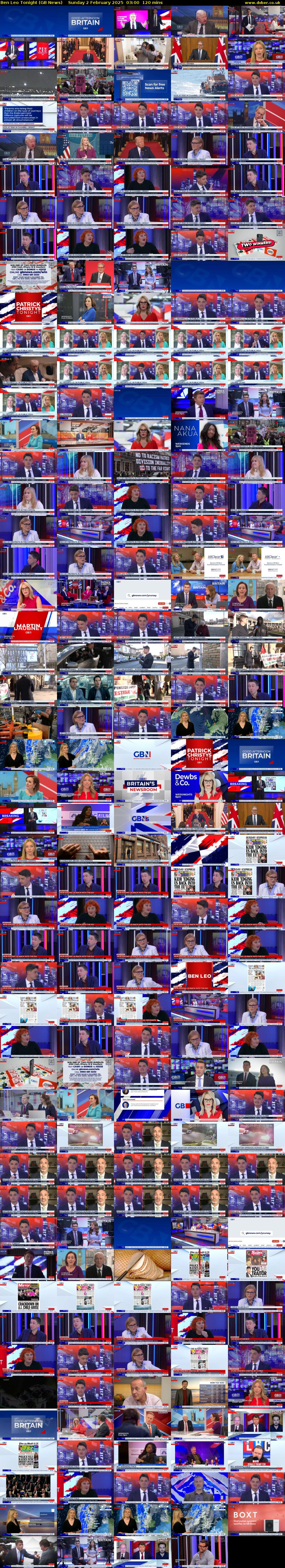 Ben Leo Tonight (GB News) Sunday 2 February 2025 03:00 - 05:00