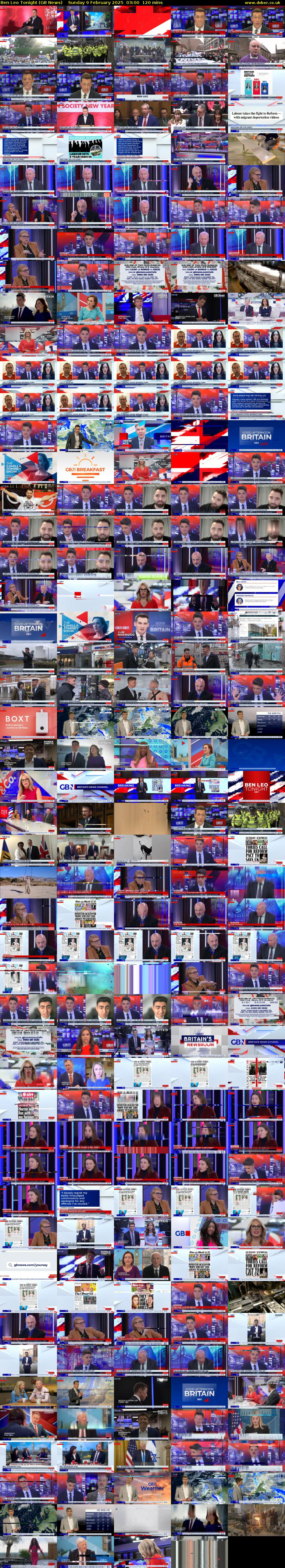 Ben Leo Tonight (GB News) Sunday 9 February 2025 03:00 - 05:00