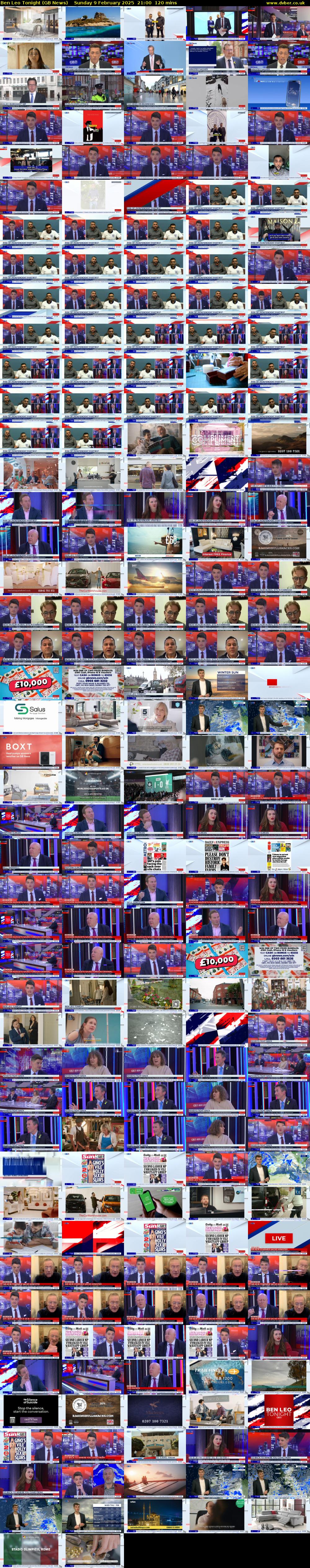 Ben Leo Tonight (GB News) Sunday 9 February 2025 21:00 - 23:00