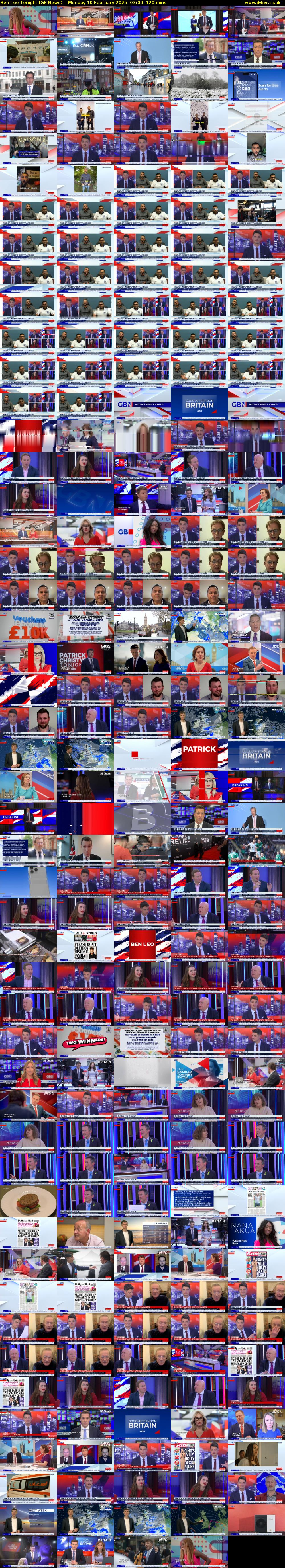 Ben Leo Tonight (GB News) Monday 10 February 2025 03:00 - 05:00
