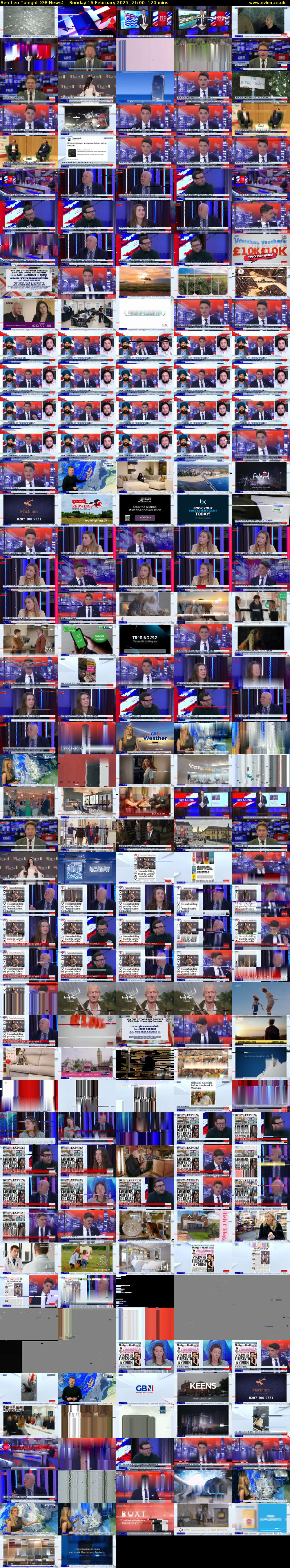 Ben Leo Tonight (GB News) Sunday 16 February 2025 21:00 - 23:00
