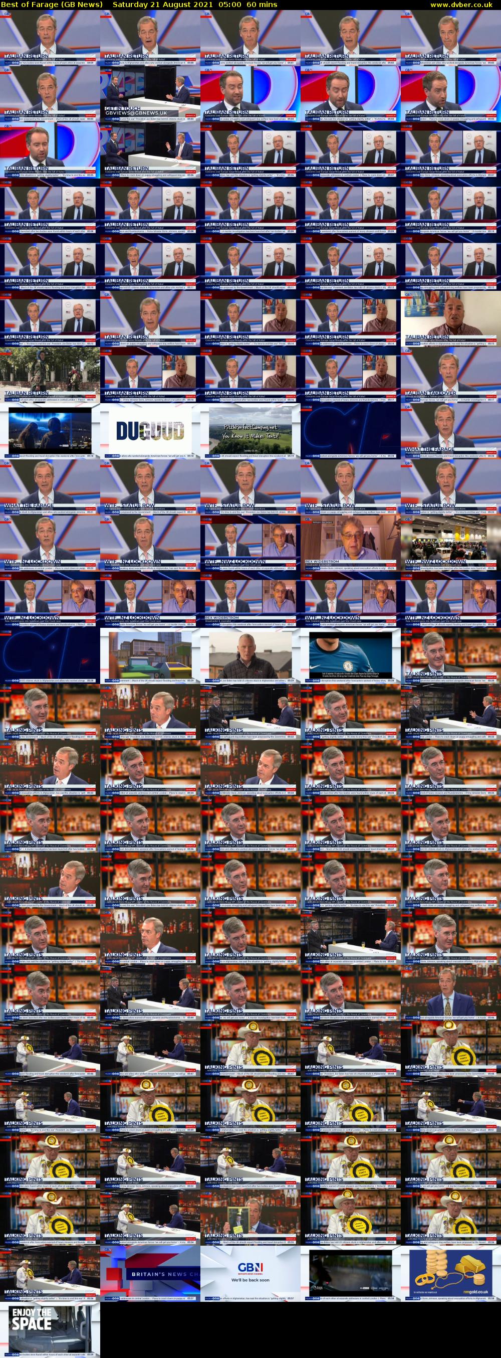 Best of Farage (GB News) Saturday 21 August 2021 05:00 - 06:00