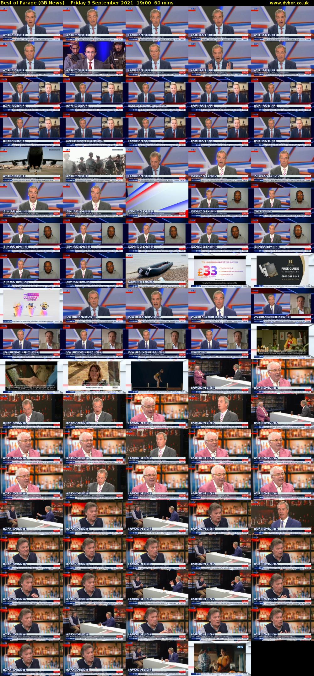Best of Farage (GB News) Friday 3 September 2021 19:00 - 20:00