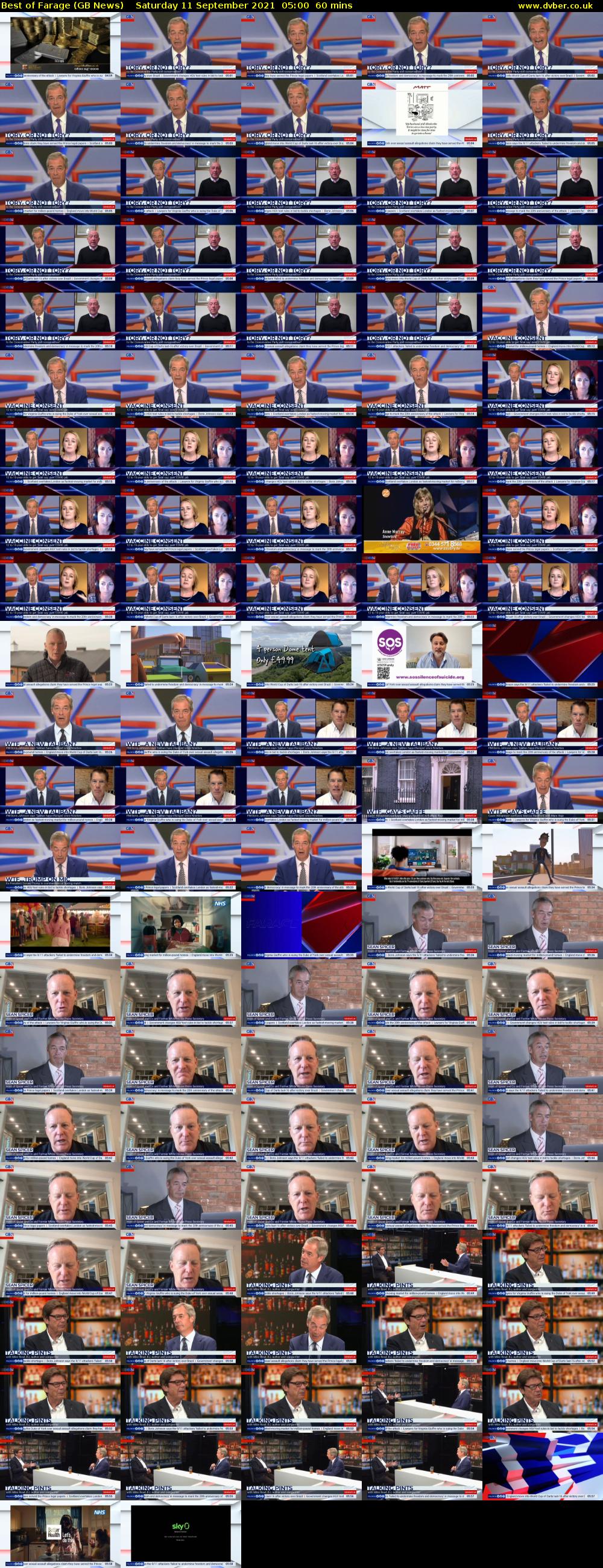 Best of Farage (GB News) Saturday 11 September 2021 05:00 - 06:00