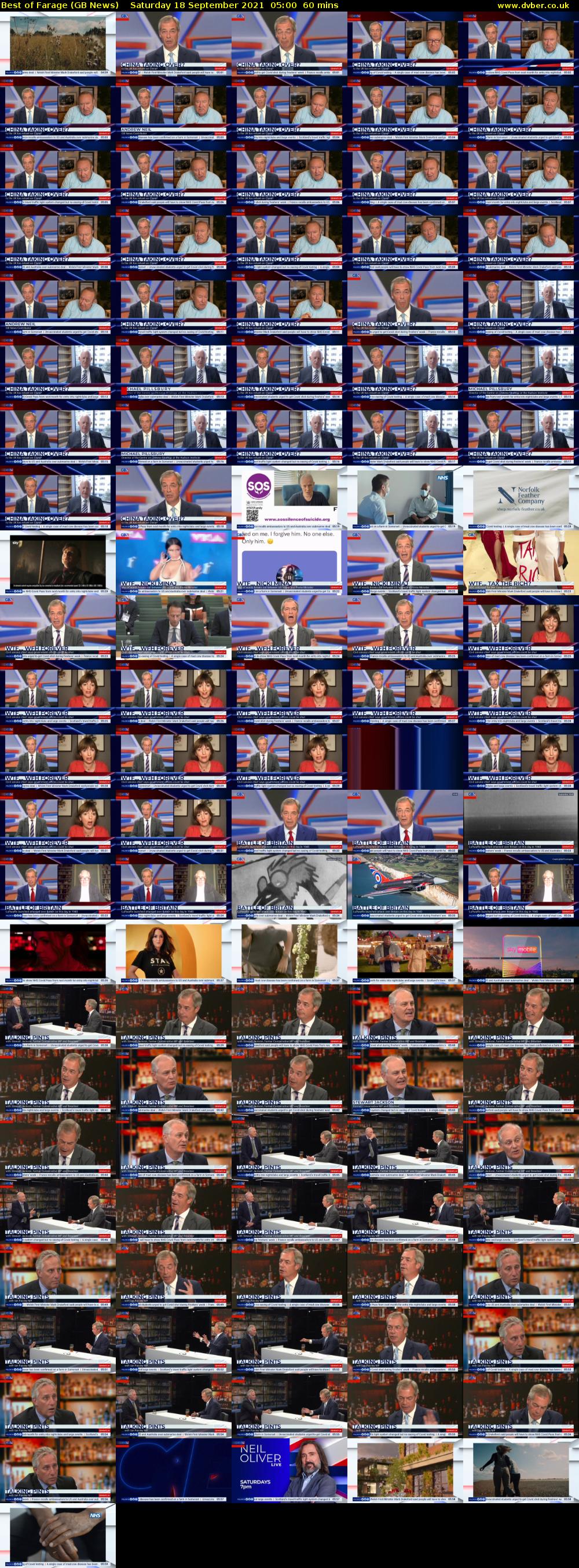 Best of Farage (GB News) Saturday 18 September 2021 05:00 - 06:00