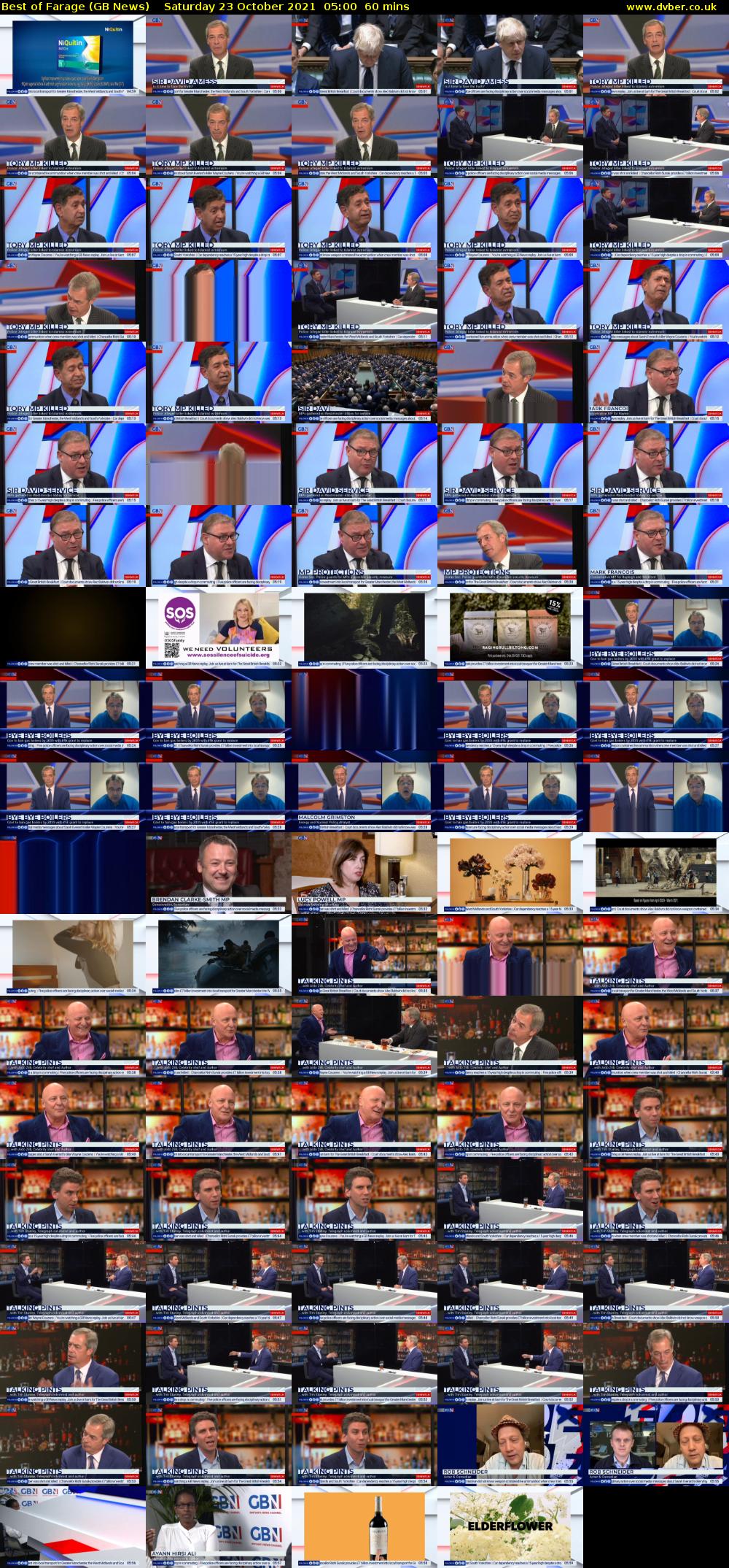 Best of Farage (GB News) Saturday 23 October 2021 05:00 - 06:00
