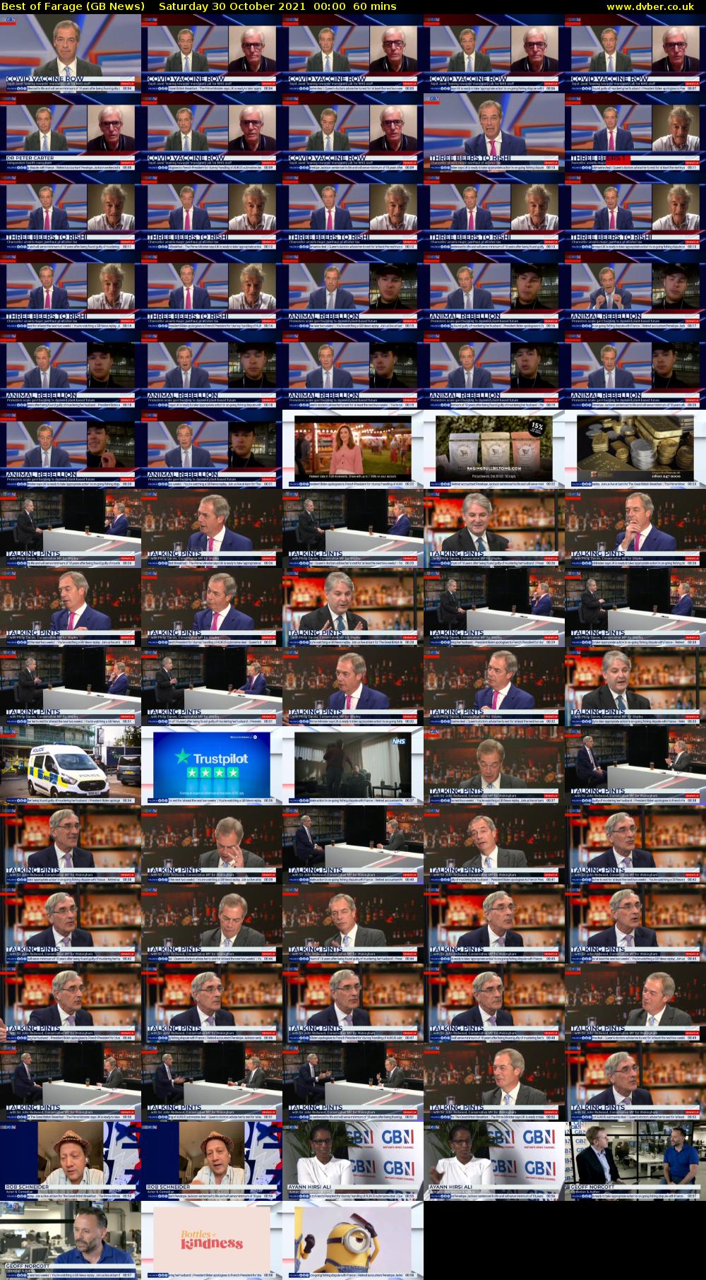 Best of Farage (GB News) Saturday 30 October 2021 00:00 - 01:00