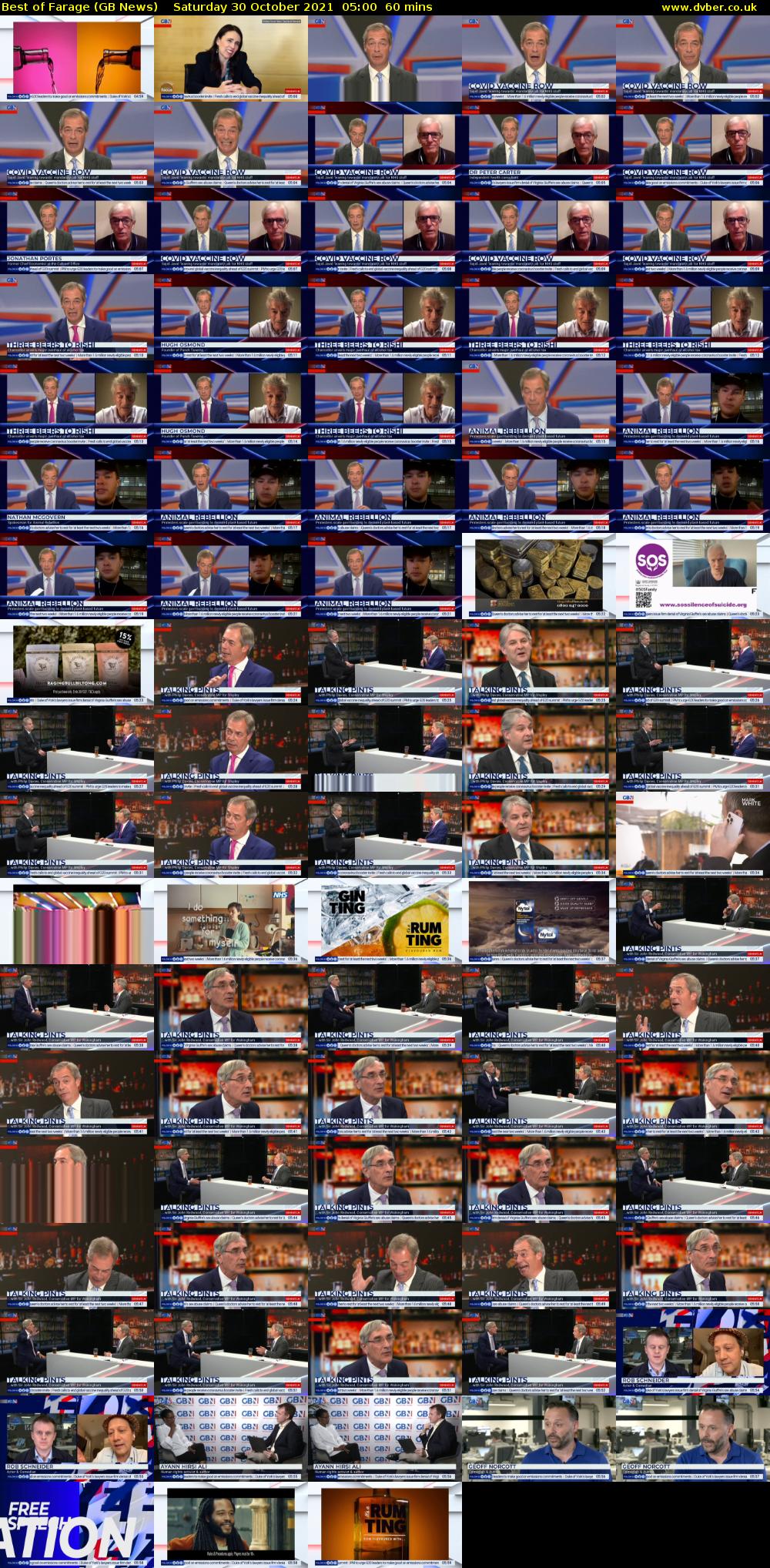 Best of Farage (GB News) Saturday 30 October 2021 05:00 - 06:00