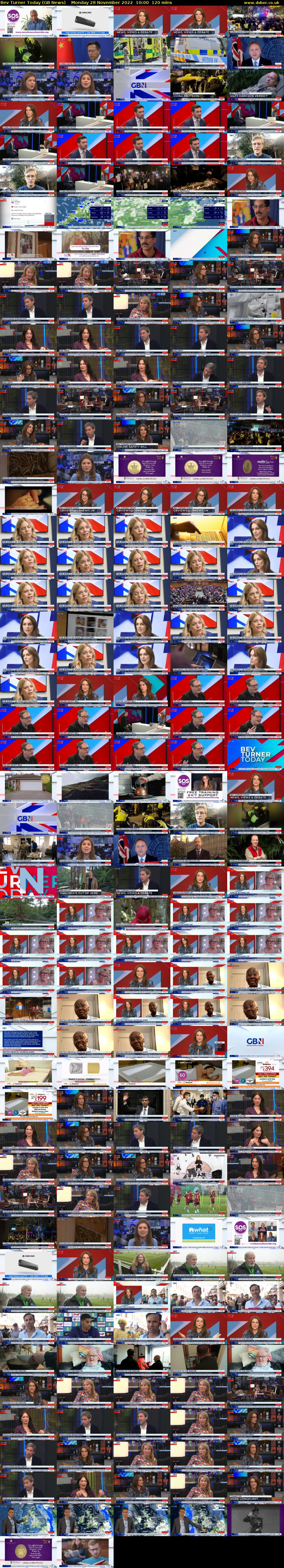 Bev Turner Today (GB News) Monday 28 November 2022 10:00 - 12:00