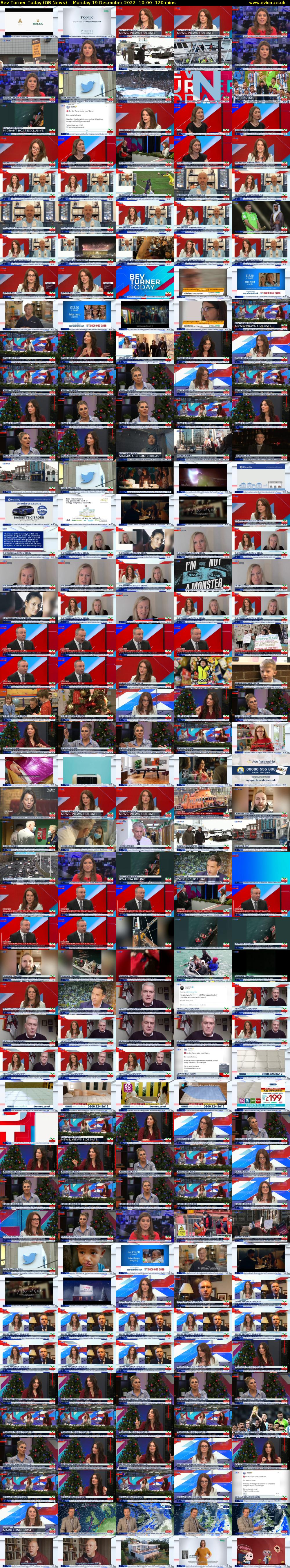 Bev Turner Today (GB News) Monday 19 December 2022 10:00 - 12:00