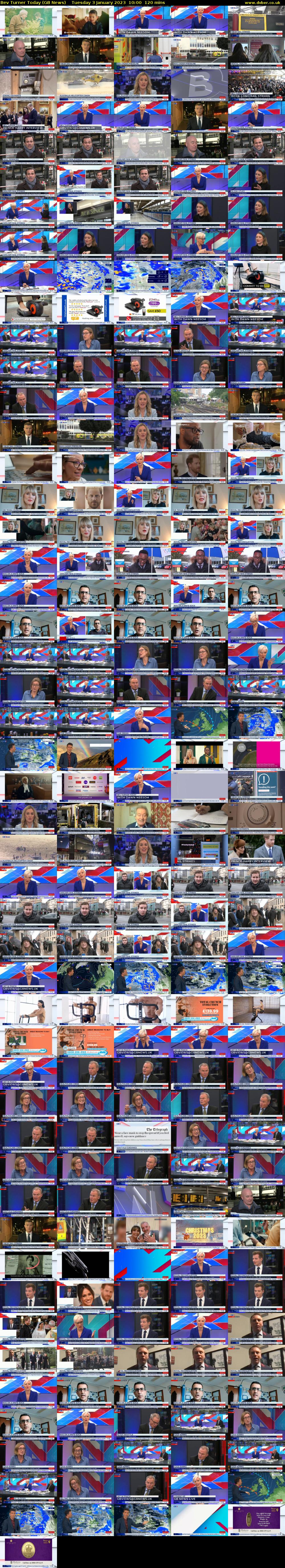 Bev Turner Today (GB News) Tuesday 3 January 2023 10:00 - 12:00