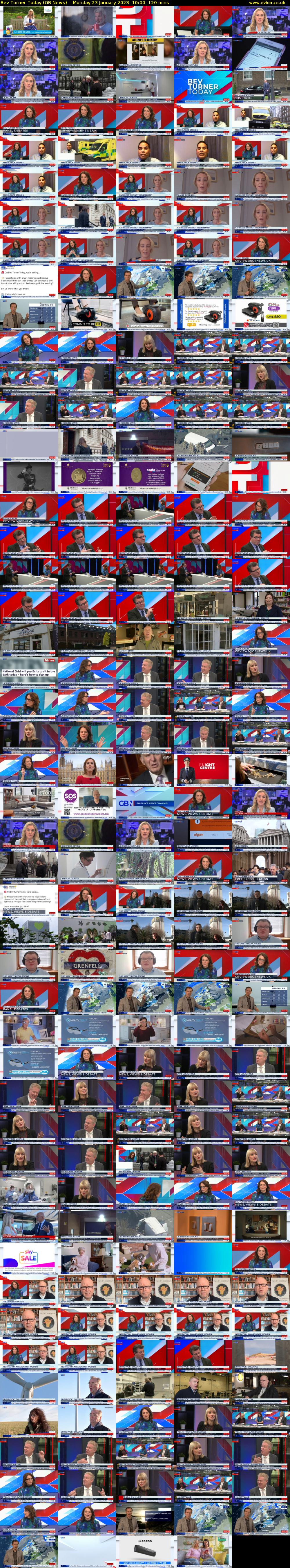 Bev Turner Today (GB News) Monday 23 January 2023 10:00 - 12:00