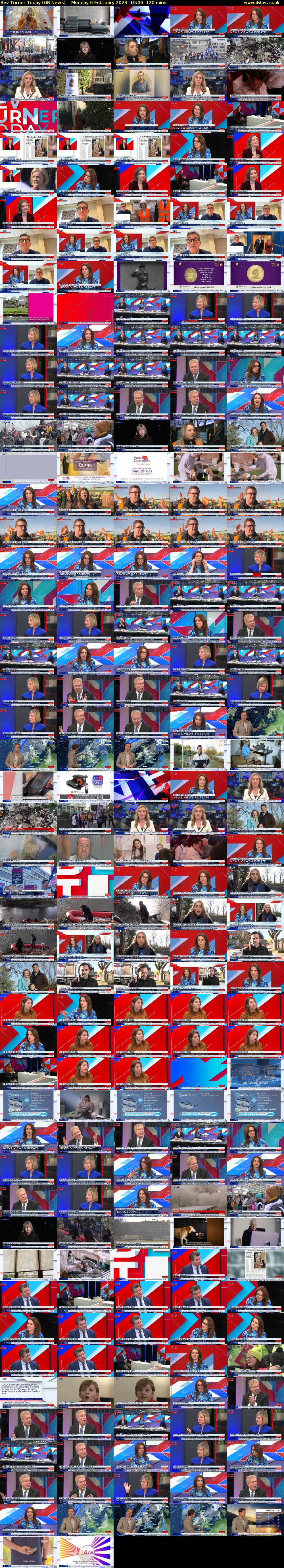 Bev Turner Today (GB News) Monday 6 February 2023 10:00 - 12:00