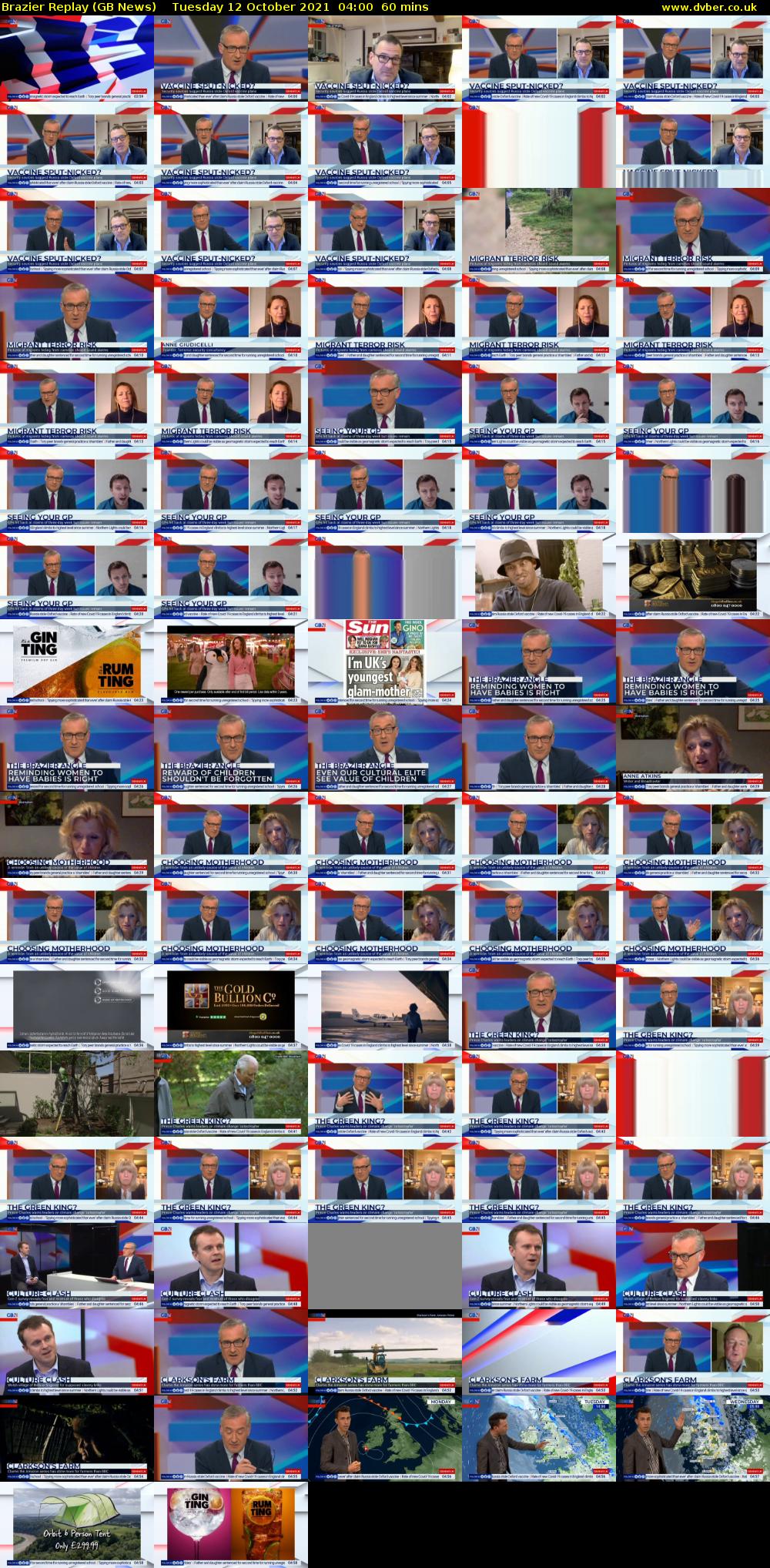 Brazier Replay (GB News) Tuesday 12 October 2021 04:00 - 05:00