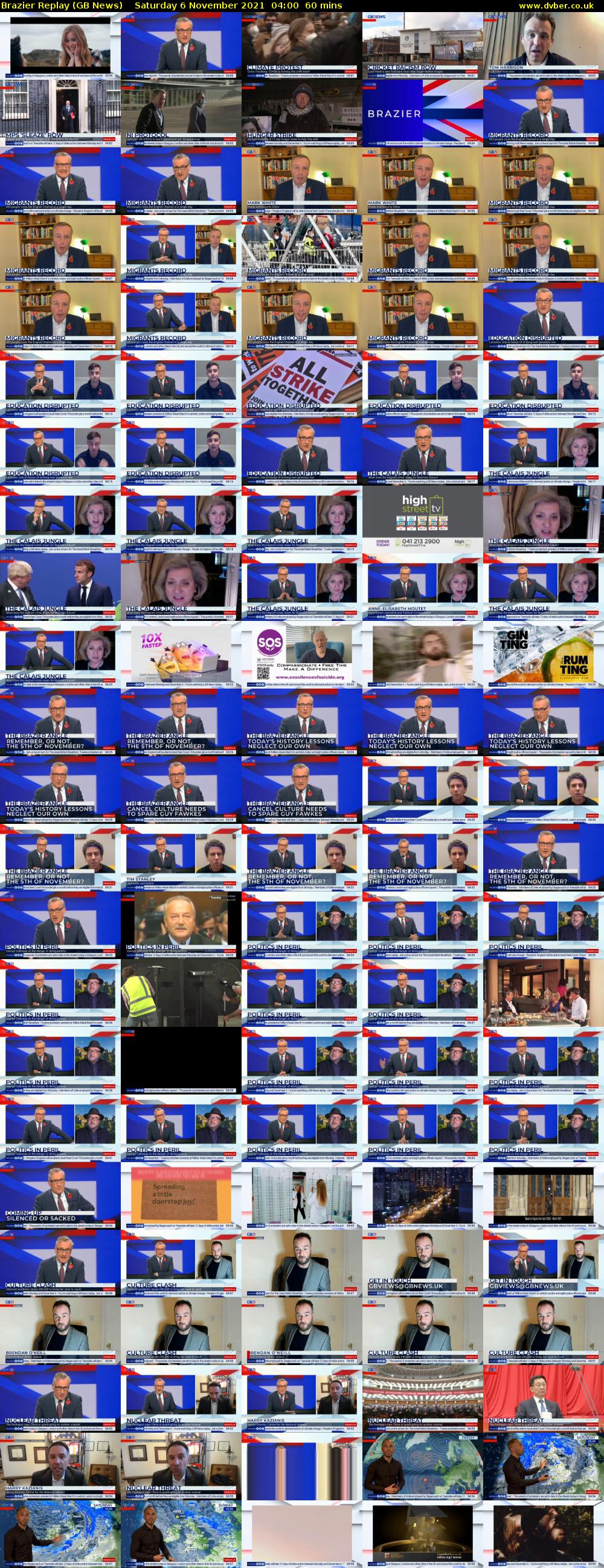 Brazier Replay (GB News) Saturday 6 November 2021 04:00 - 05:00