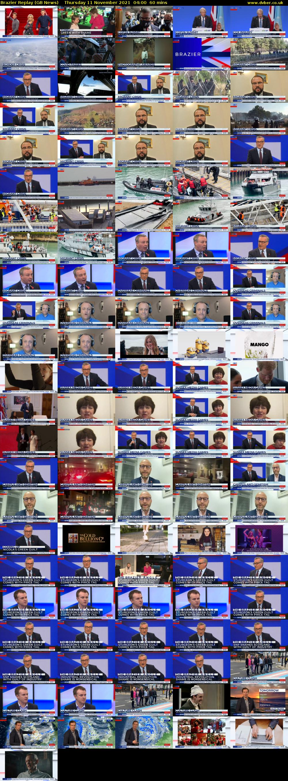 Brazier Replay (GB News) Thursday 11 November 2021 04:00 - 05:00