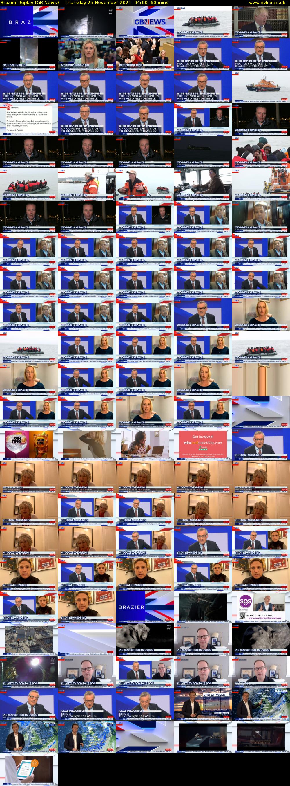 Brazier Replay (GB News) Thursday 25 November 2021 04:00 - 05:00