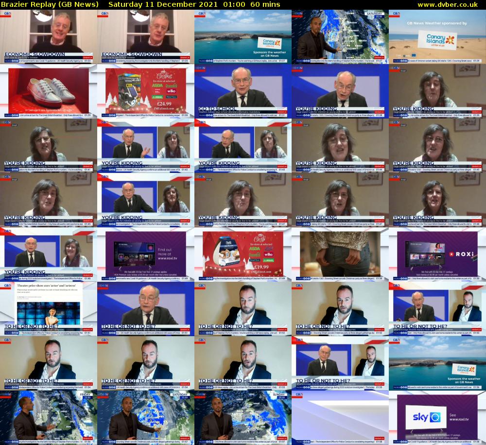 Brazier Replay (GB News) Saturday 11 December 2021 01:00 - 02:00