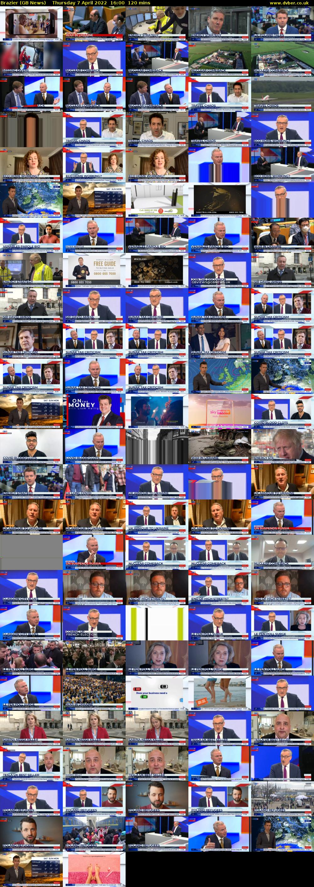Brazier (GB News) Thursday 7 April 2022 16:00 - 18:00
