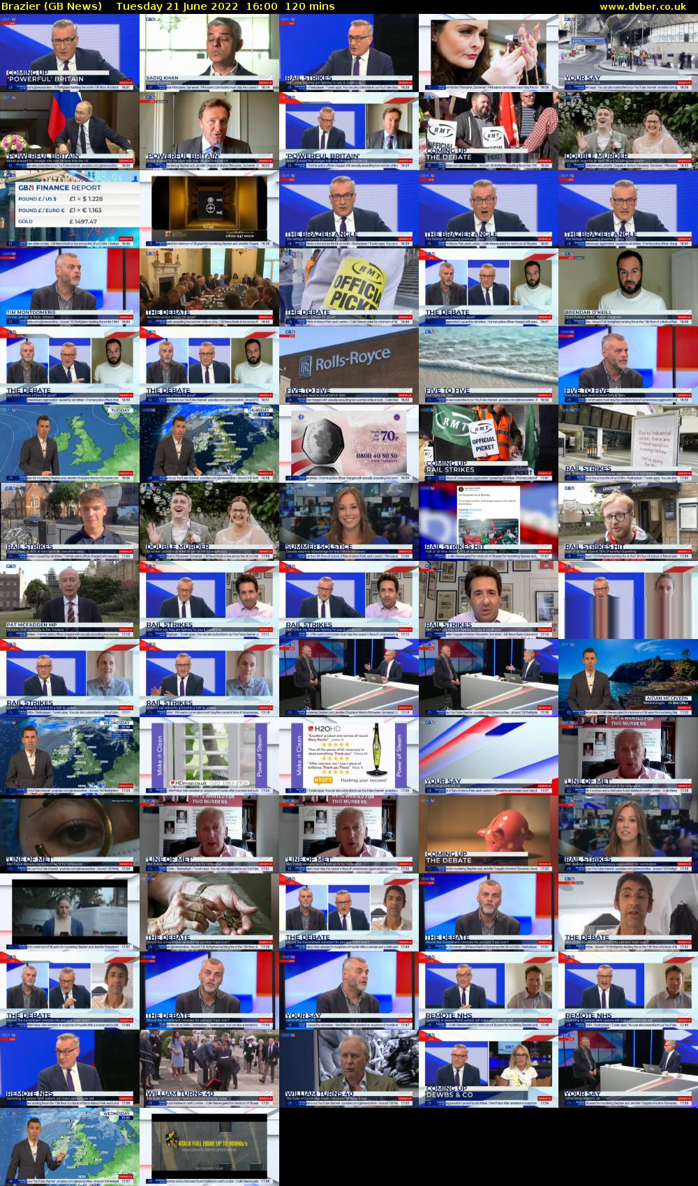 Brazier (GB News) Tuesday 21 June 2022 16:00 - 18:00