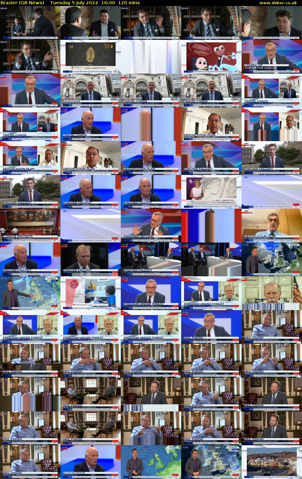 Brazier (GB News) Tuesday 5 July 2022 16:00 - 18:00