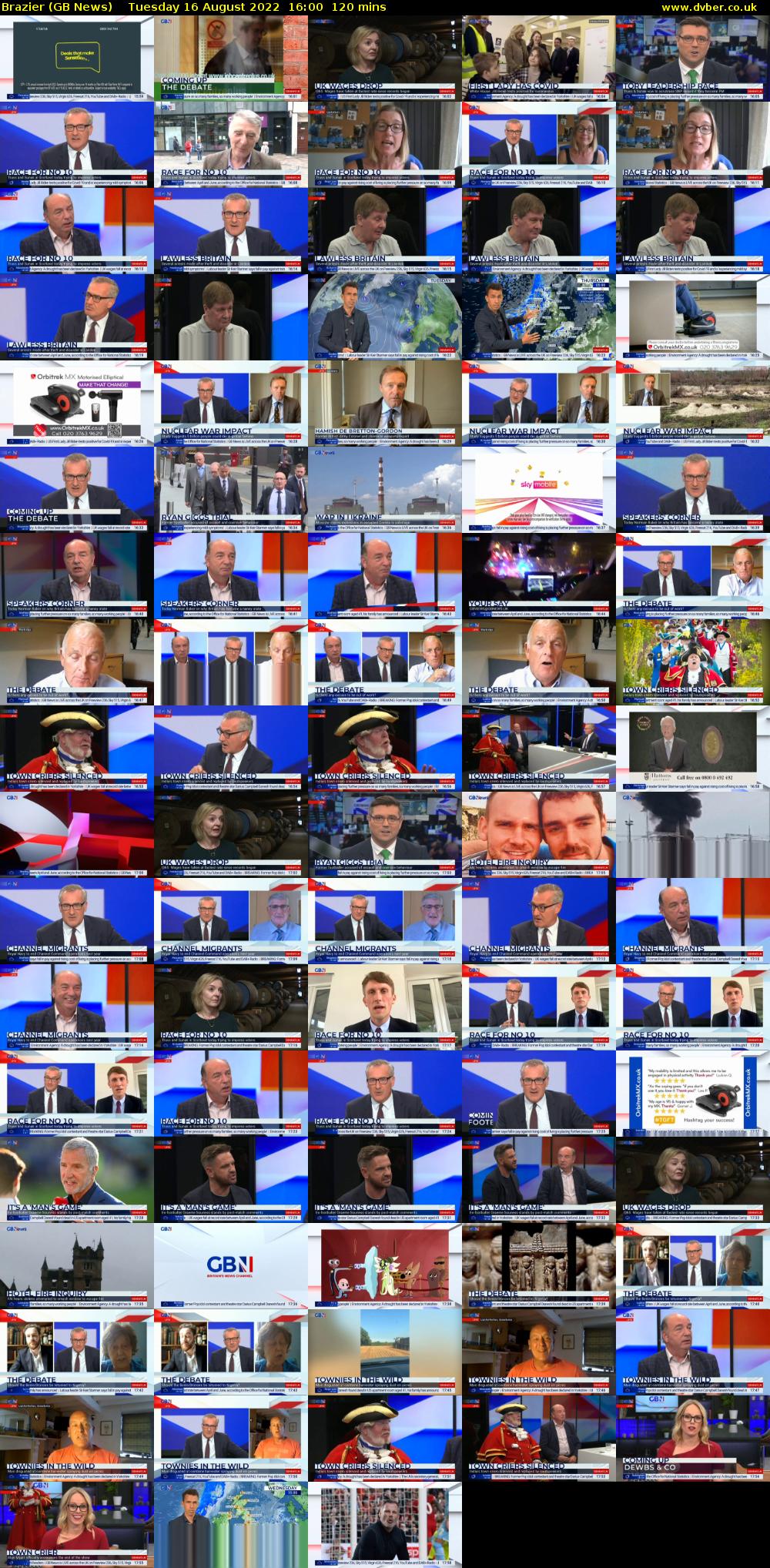 Brazier (GB News) Tuesday 16 August 2022 16:00 - 18:00