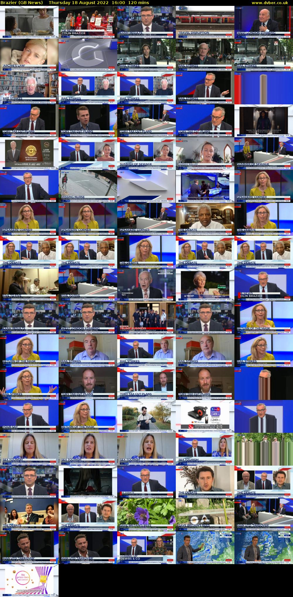 Brazier (GB News) Thursday 18 August 2022 16:00 - 18:00