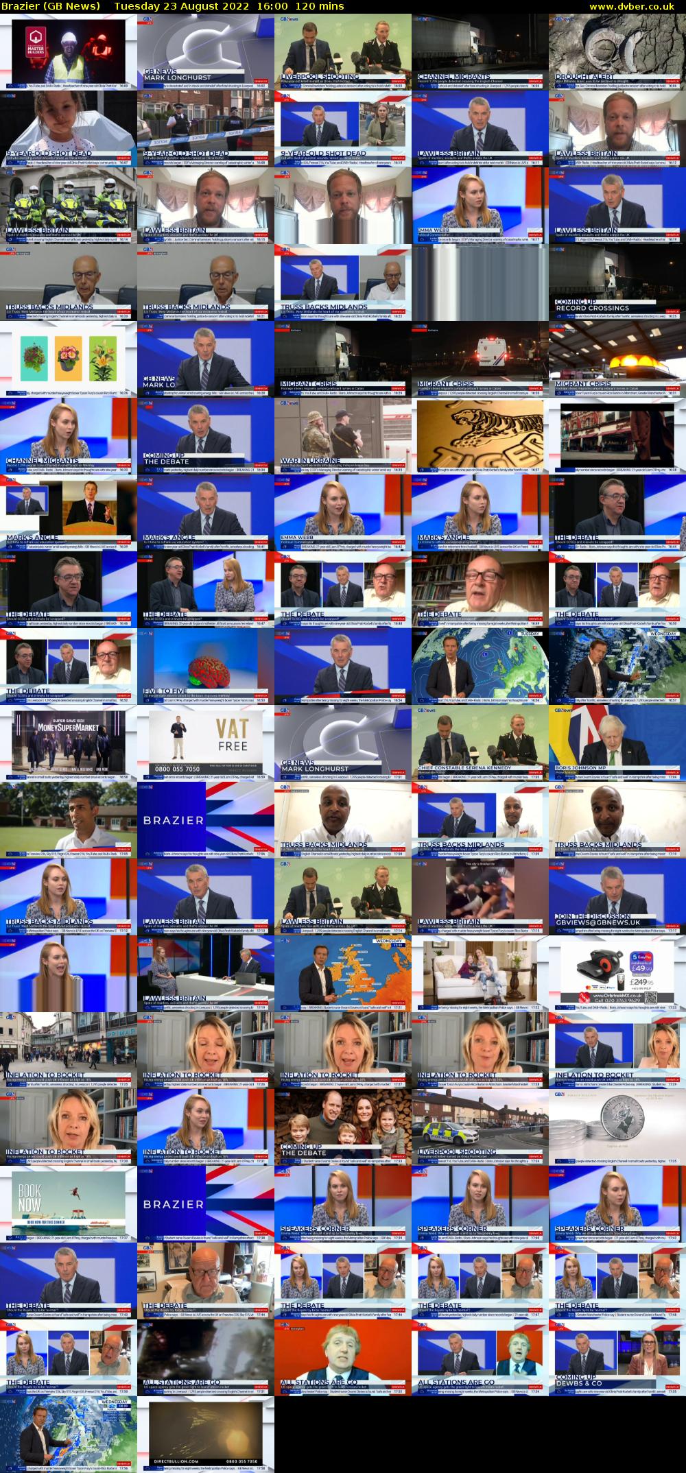 Brazier (GB News) Tuesday 23 August 2022 16:00 - 18:00