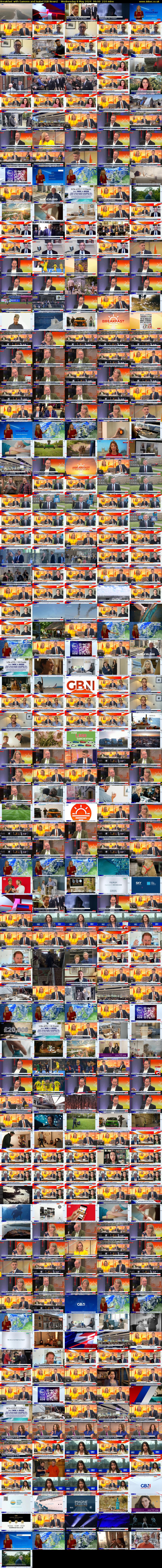 Breakfast with Eamonn and Isabel (GB News) Wednesday 8 May 2024 06:00 - 09:30