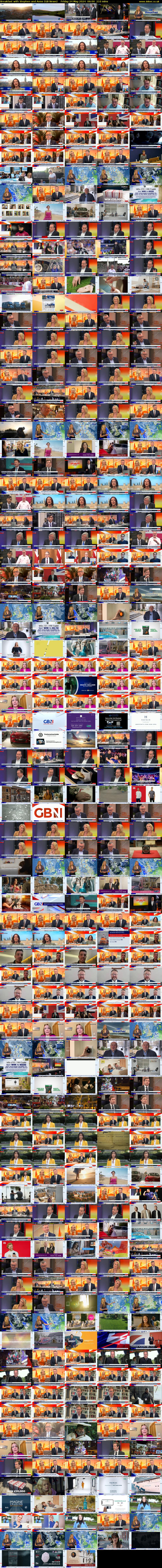 Breakfast with Stephen and Anne (GB News) Friday 24 May 2024 06:00 - 09:30