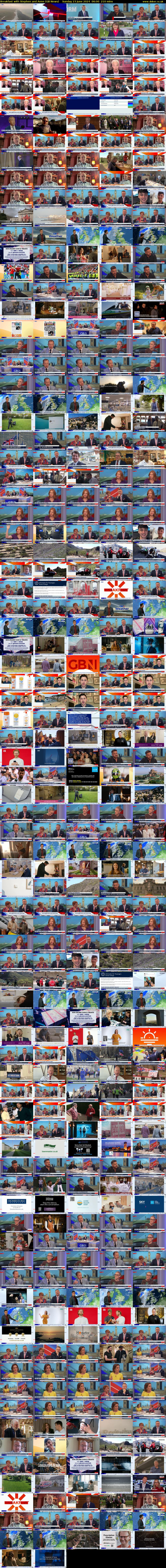 Breakfast with Stephen and Anne (GB News) Sunday 23 June 2024 06:00 - 09:30
