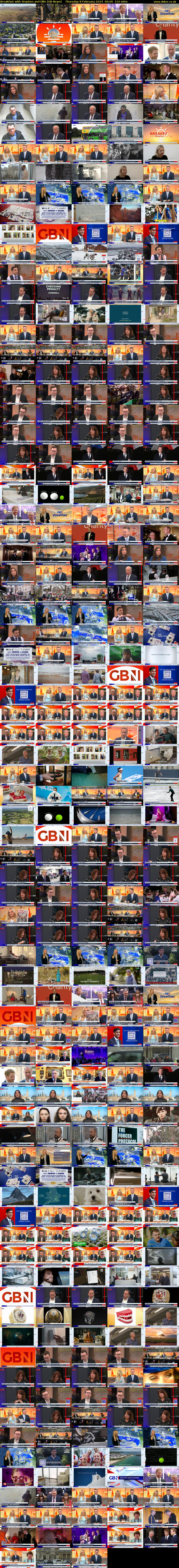 Breakfast with Stephen and Ellie (GB News) Thursday 8 February 2024 06:00 - 09:30