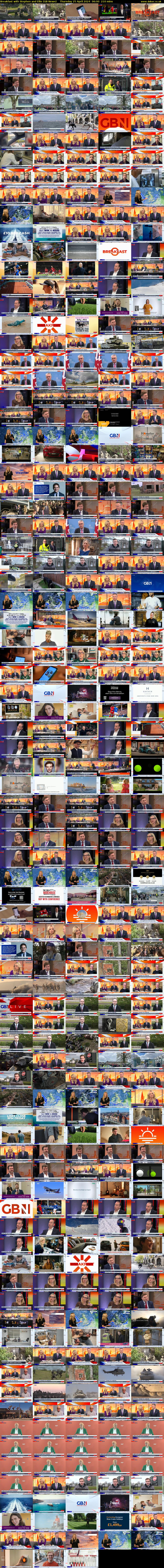 Breakfast with Stephen and Ellie (GB News) Thursday 25 April 2024 06:00 - 09:30