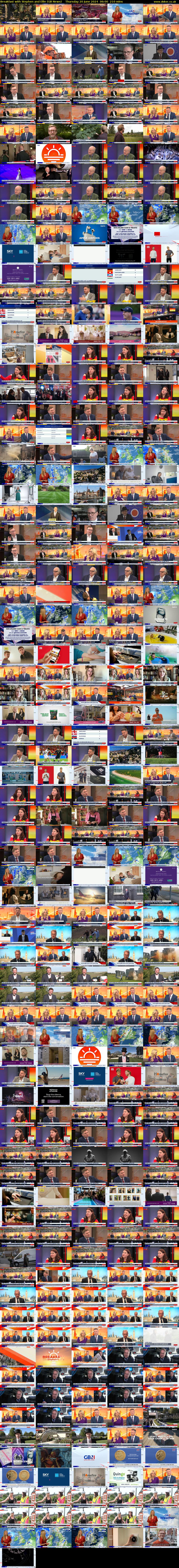 Breakfast with Stephen and Ellie (GB News) Thursday 20 June 2024 06:00 - 09:30