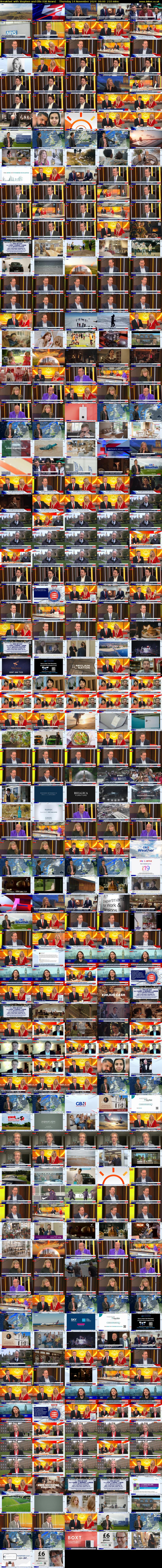 Breakfast with Stephen and Ellie (GB News) Thursday 14 November 2024 06:00 - 09:30